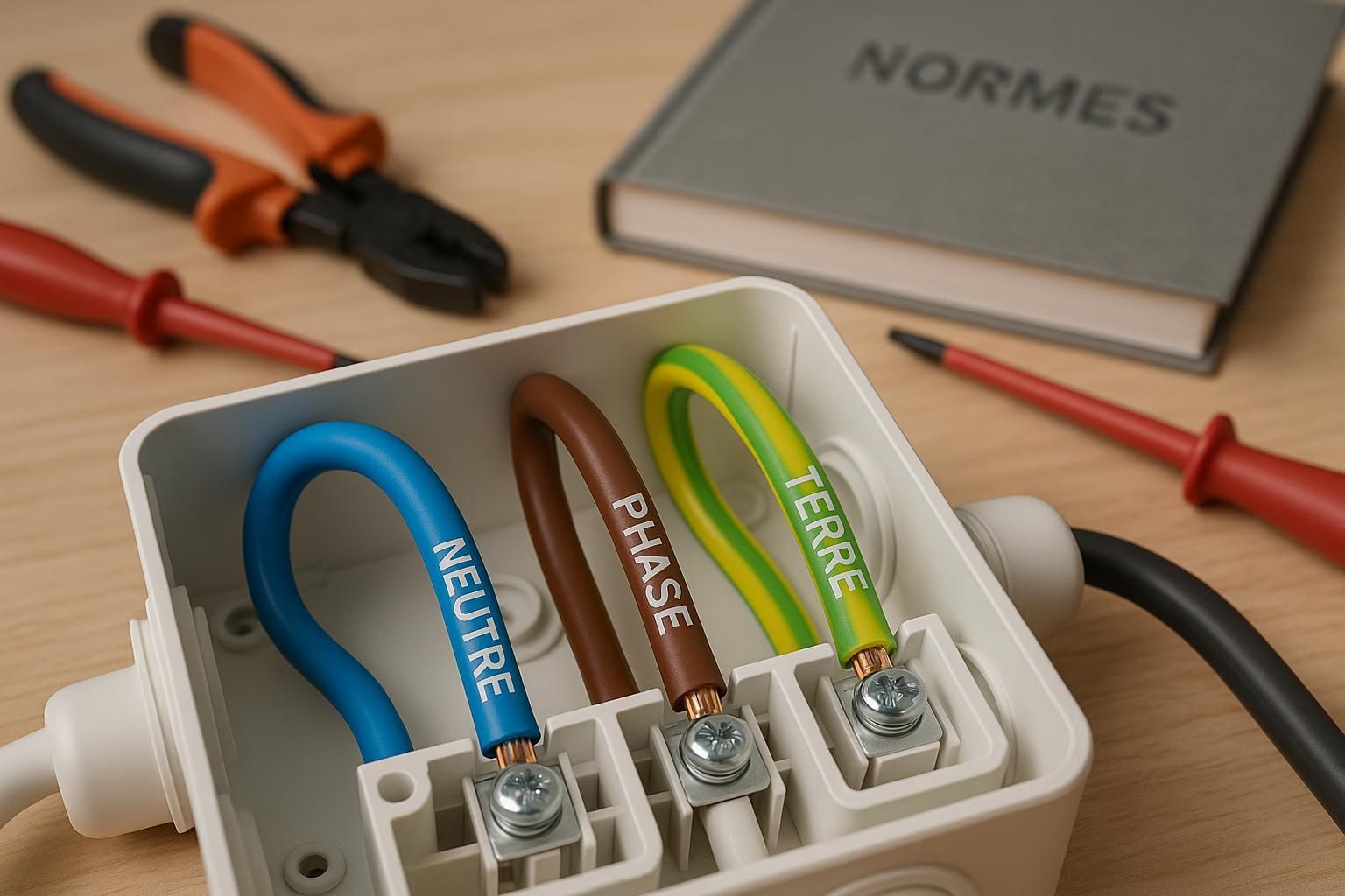 Normes couleurs des fils électriques : Bien comprendre la norme et s’assurer un câblage sécurisé