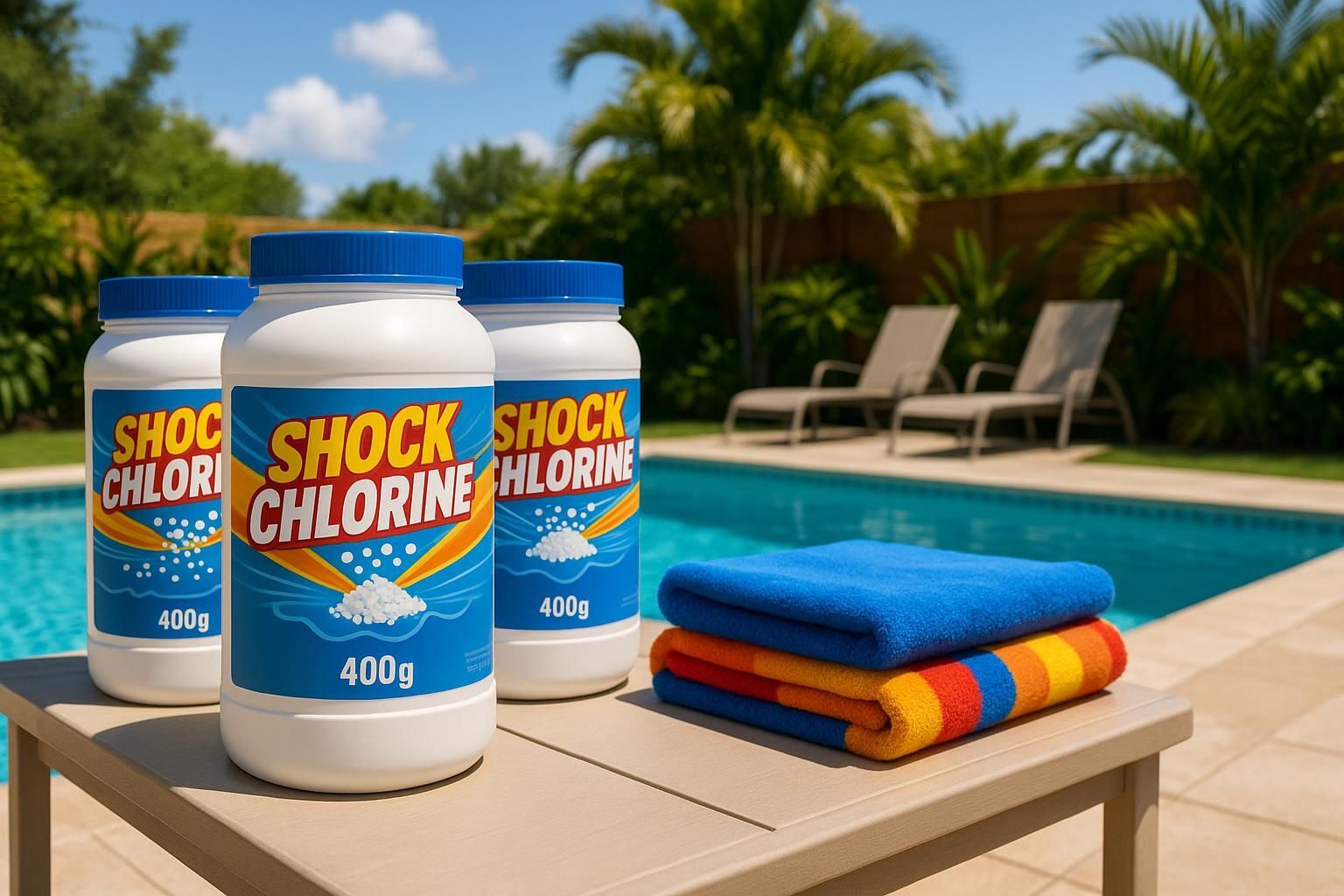 Quel dosage de chlore choc par m3 pour une piscine ?