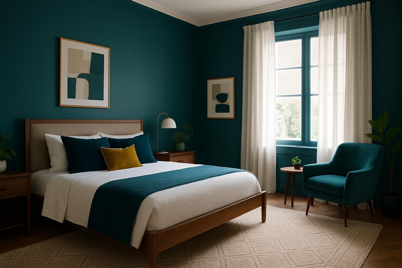Home 6 Chambre bleu canard : idées et conseils pour une décoration tendance et inspirante