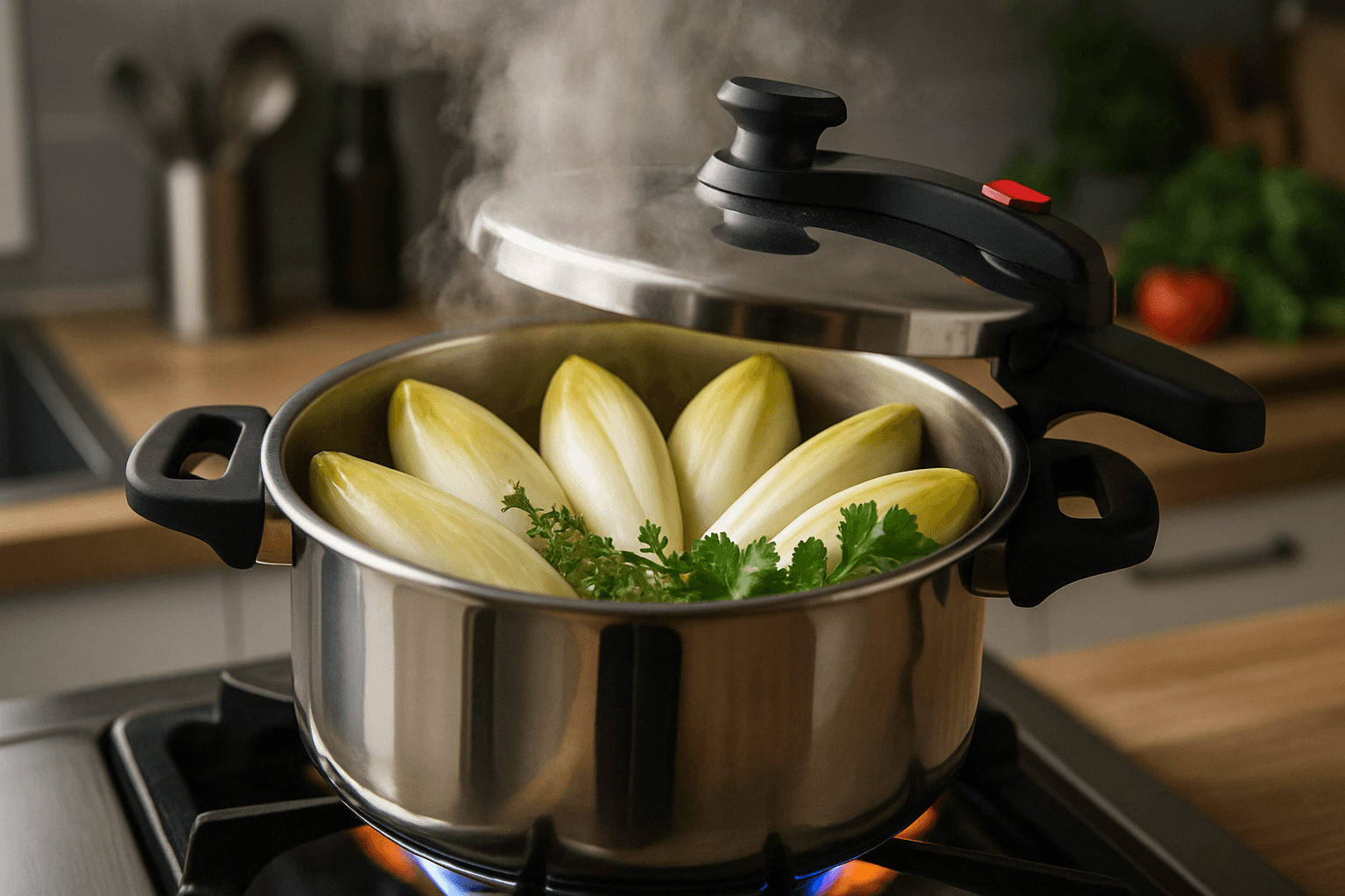 apprenez à préparer facilement et rapidement des endives à la cocotte minute grâce à notre méthode simple. gagnez du temps tout en conservant la saveur et la tendreté de vos endives.